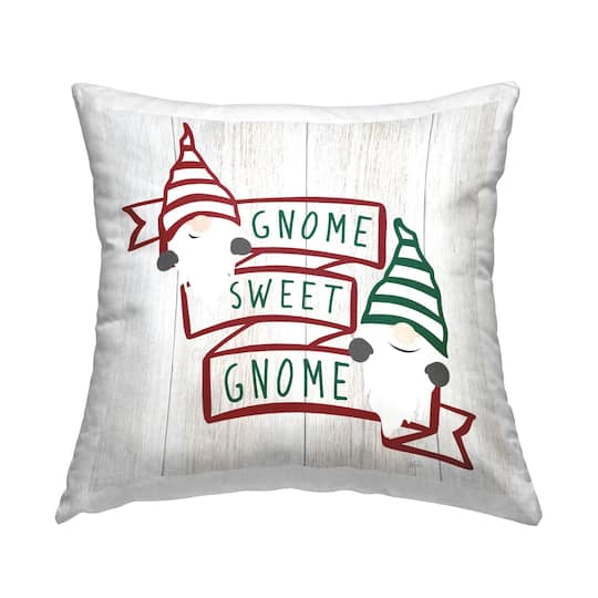 Stupell Industries Welcoming Gnomes Throw Pillow